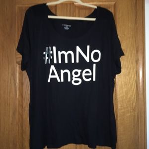 Lane Bryant I'm No Angel Plus Size 22/24 T-shirt